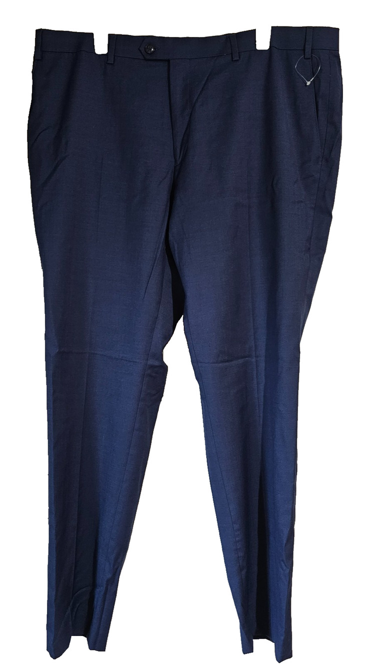 Original Penguin Navy Dress Suit Pants Flat Front 40x30 NWT Mens 46R